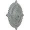 Ekena Millwork Haylynn Ceiling Medallion (Fits Canopies up to 1 1/4"), 29 1/8"OD x 1 1/4"ID x 4"P, Primed White CM29HY - alternate 2